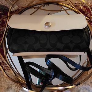 Authentic coach crossbody handbag
